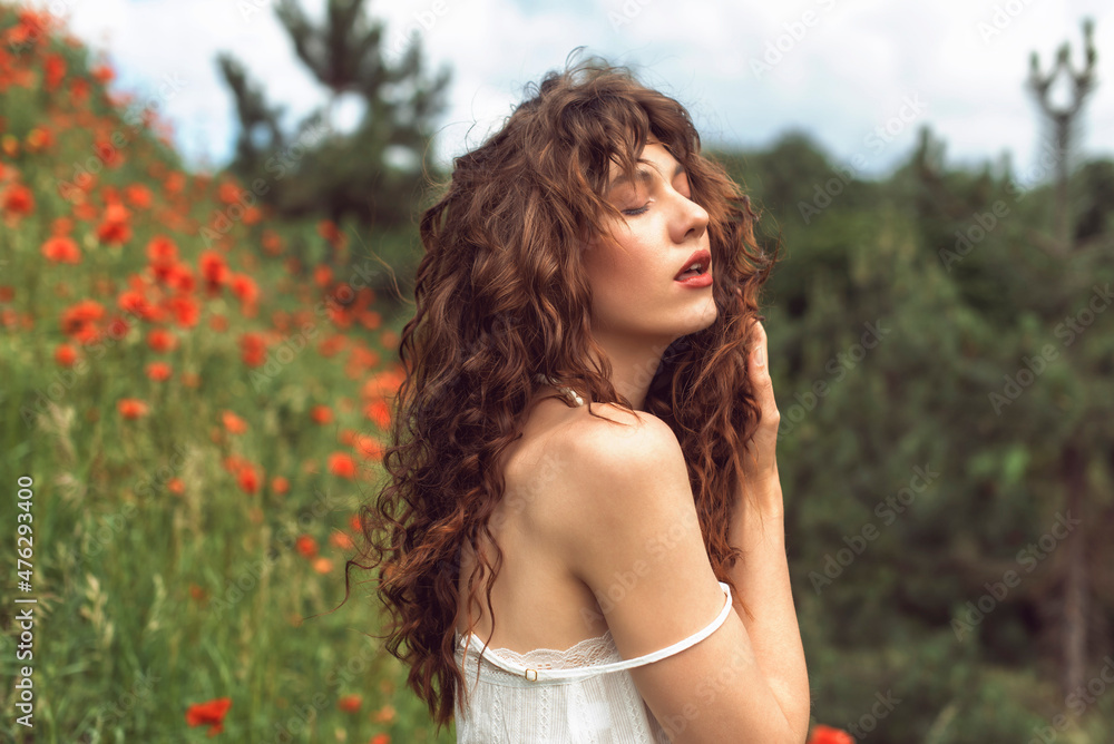 Woman in French retro style Woman in French retro style