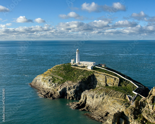 Papier peint South Stack Lighthouse on Anglesey