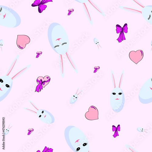 Vector Easter background. It fits very well in textiles, fabric, bedding, wallpapers, decorative elements.