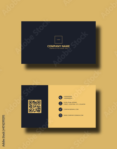 Business card design template, Clean professional business card template, visiting card, business card template.