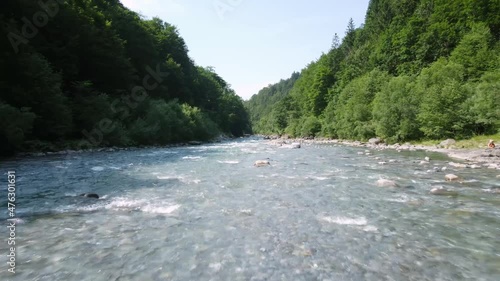 river in the mountains