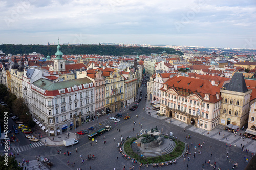 Prague, Czech Republic - September, 2021: Old Town Square in Prague