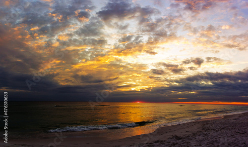 sunset on the beach © Chris