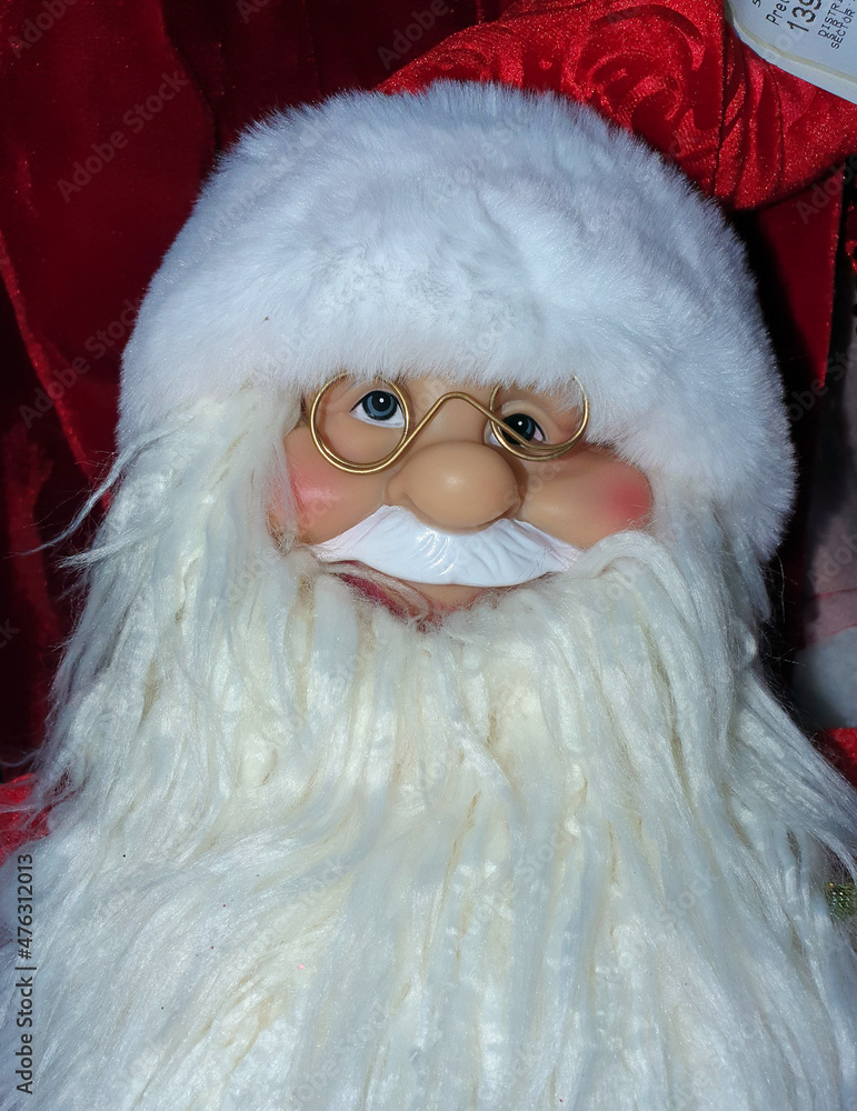 a Santa Claus doll in Targu Mures city - Romania