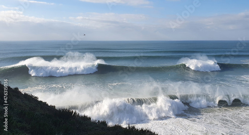 Wellen Riesenwellen Nazaré Portugal Big Waves