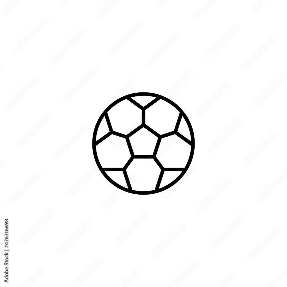 Soccer ball icon, Ball sign, ball symbol vector Soccer ball icon, Ball sign, ball symbol vector