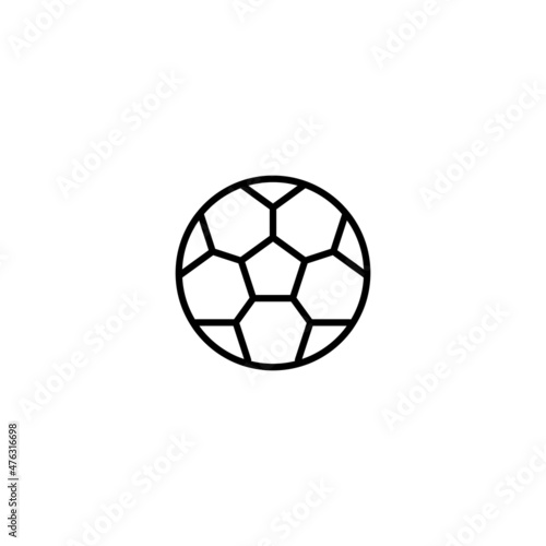 Soccer ball icon  Ball sign  ball symbol vector