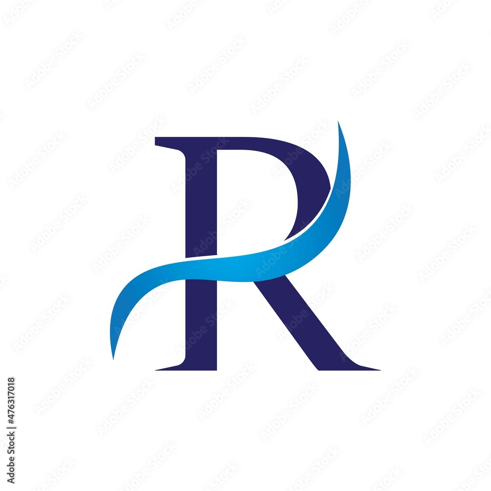 Letter R icon logo vector design Letter R icon logo vector design