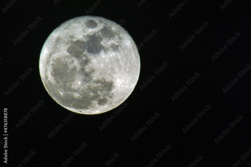 Fototapeta premium A closeup of the moon