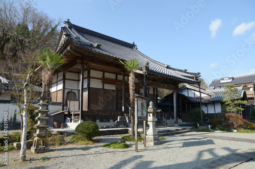 宿場町平福　正覚寺本堂　兵庫県佐用郡佐用町 photo