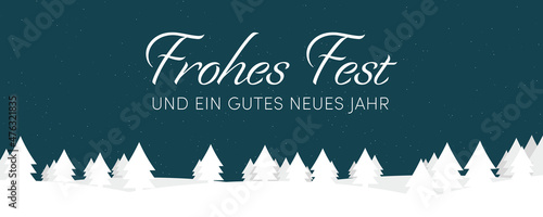 Frohes Fest und ein gutes neues Jahr