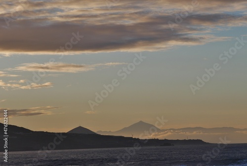 Sonnenuntergang vor dem Playa las Canteras Las Palmas