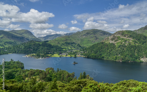 Glenridding in the Lake District and Ullswater Lake © Sean