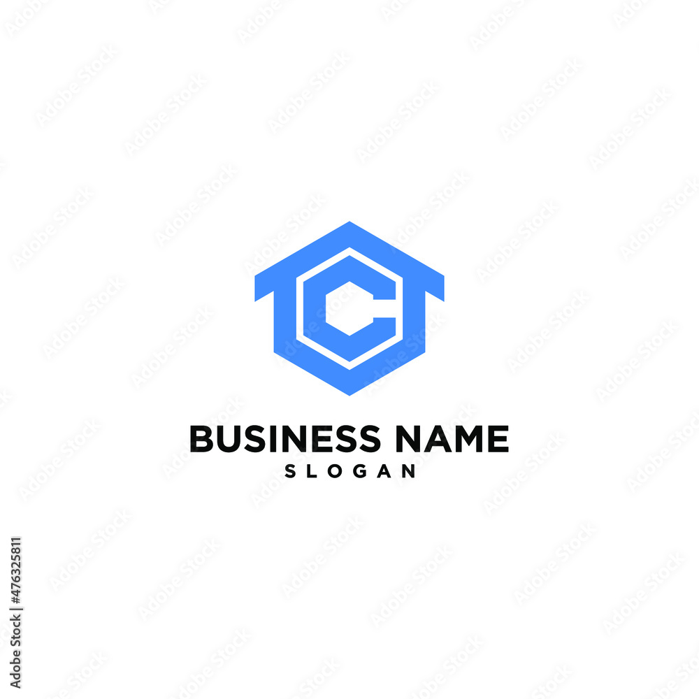 Letter C house Logo Vector Design
Letter C house Logo Vector Design