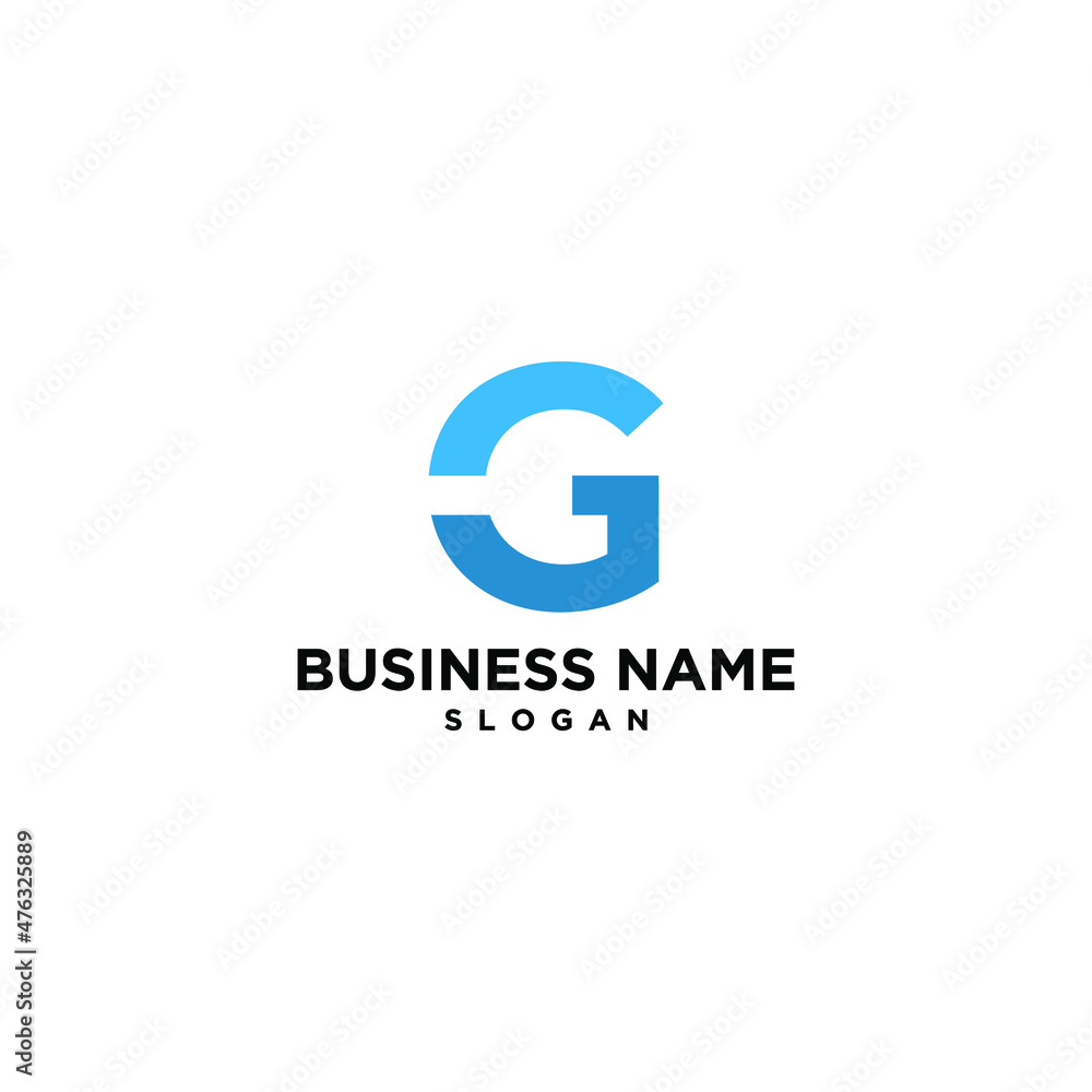 Abstract Letter G Simple Modern Logo Vector Design Abstract Letter G Simple Modern Logo Vector Design