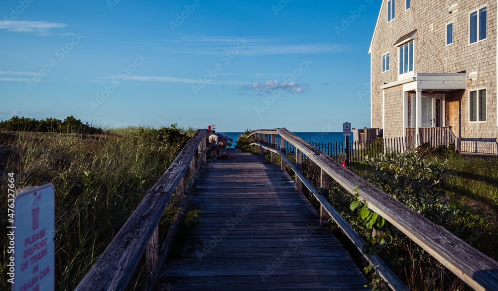 pathway to the beach at Cape Cod