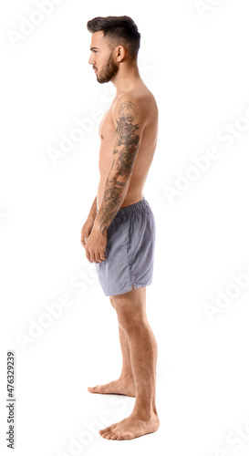 Handsome young man in under...