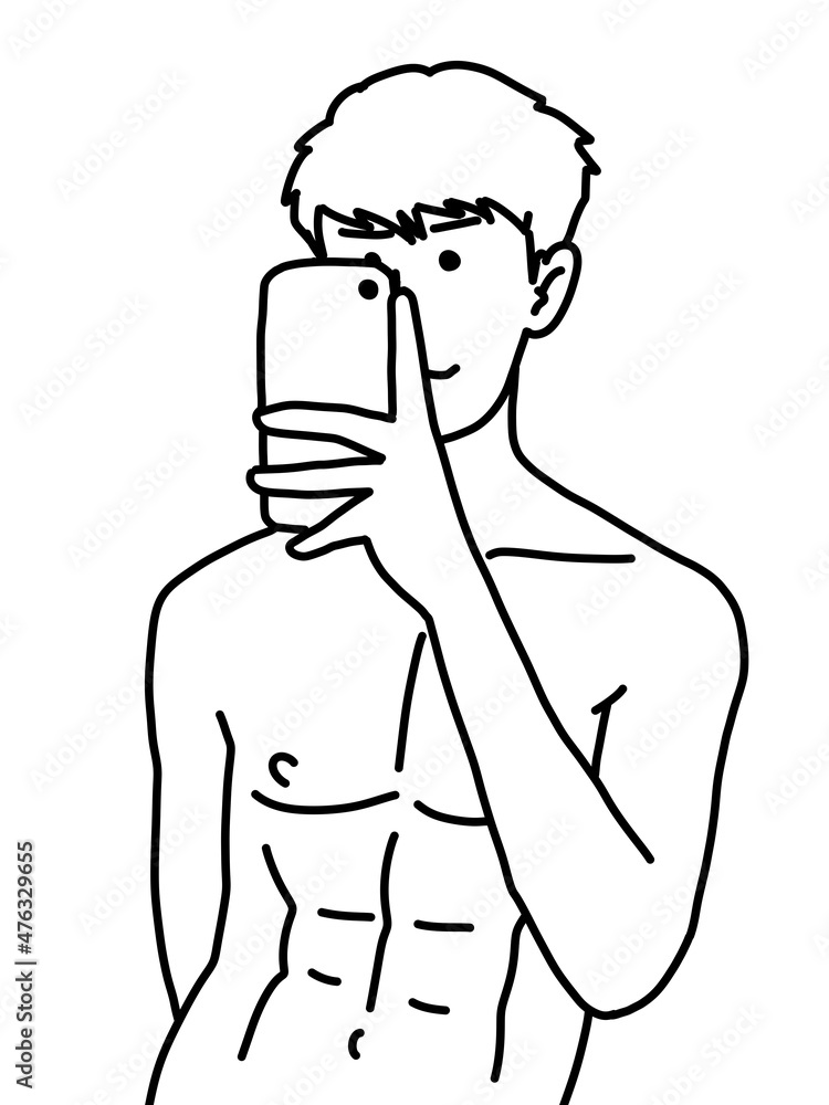 black and white of cute man cartoon for coloring black and white of cute man cartoon for coloring