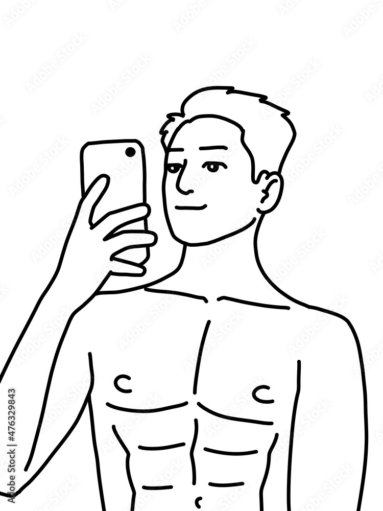 black and white of cute man cartoon for coloring black and white of cute man cartoon for coloring