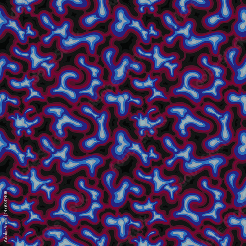 Vector seamless pattern. An ornament with an abstract background. Design print for textile, fabric, wallpaper, background.