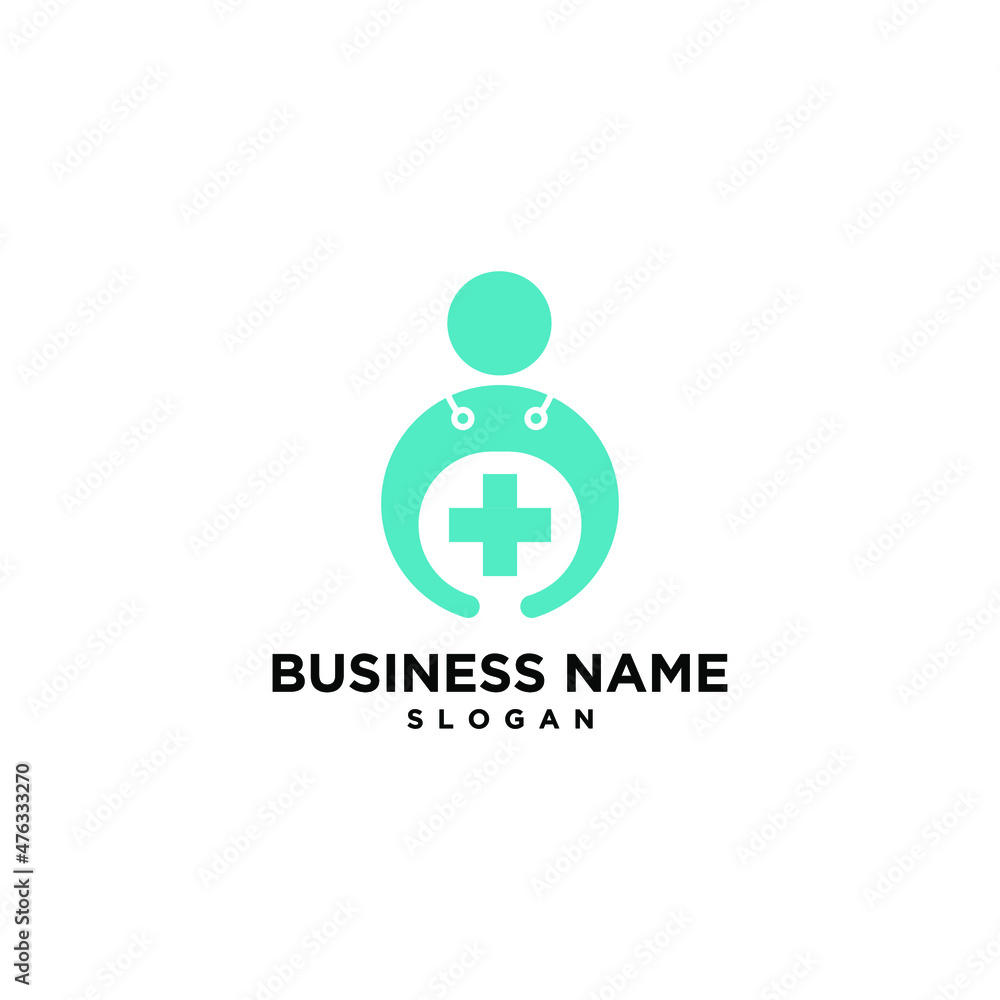 Abstarct Human Medicine Logo Vector Simple Modern Abstarct Human Medicine Logo Vector Simple Modern