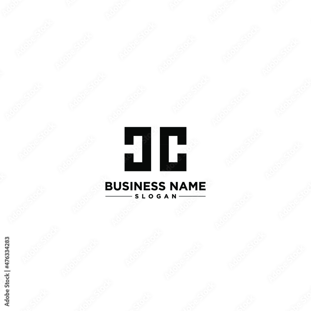 Obraz premium JC Logo Modern Simple Vector Logo Design 
