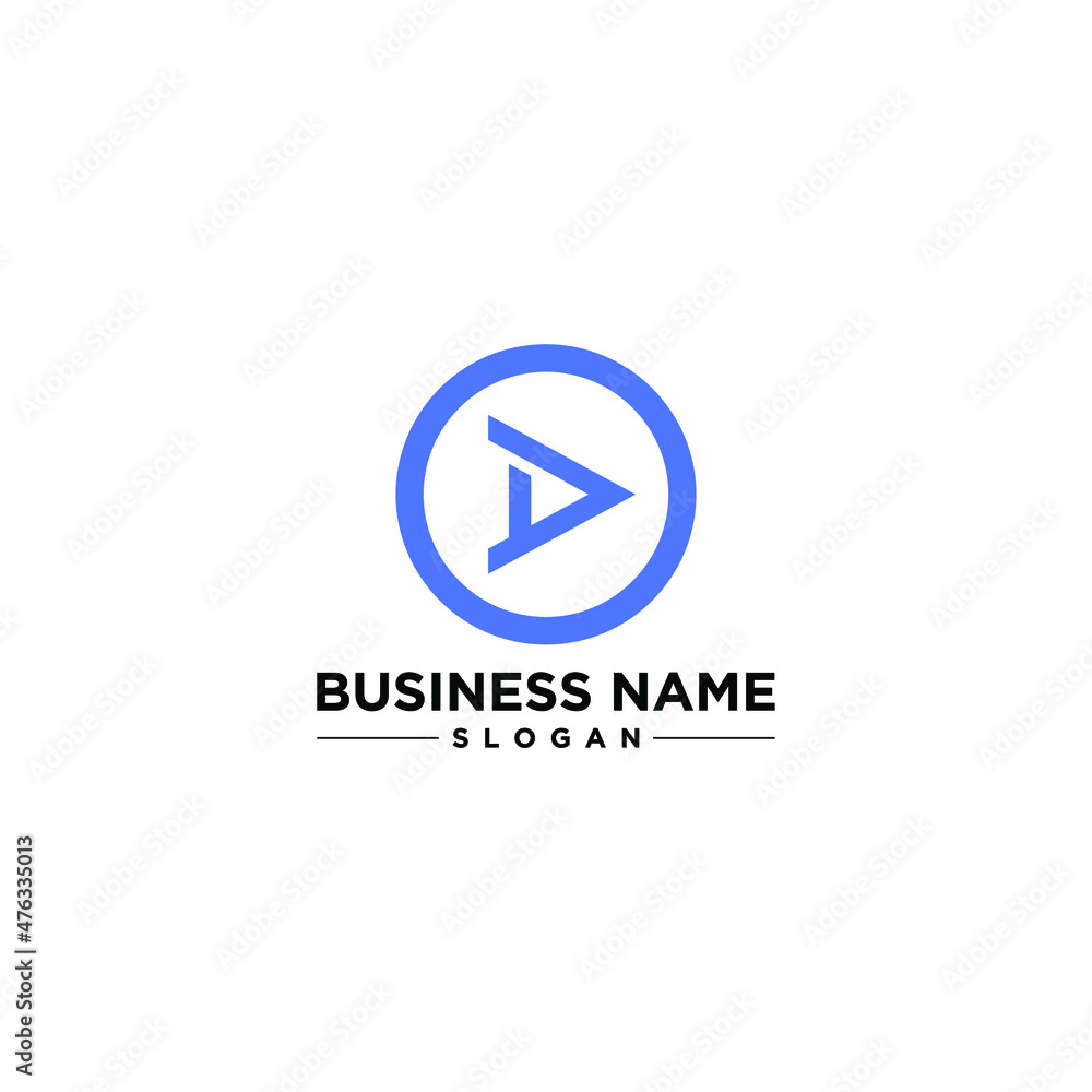 Simple Play Video Logo Vector Design Icon Simple Play Video Logo Vector Design Icon