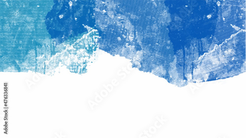 Blue watercolor background for your design, watercolor background concept, vector.