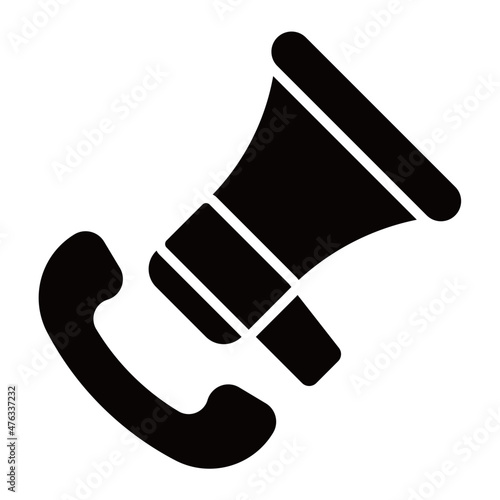 announcer glyph icon