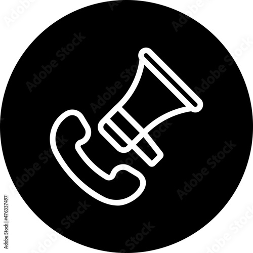 announcer glyph icon