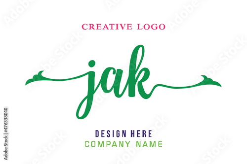 JAK  lettering logo is simple, easy to understand and authoritative
