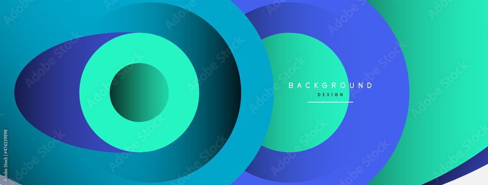 Abstract background. Minimal geometric circles and round style shapes with deep shadow effects. Trendy technology business template for wallpaper banner or background Abstract background. Minimal geometric circles and round style shapes with deep shadow effects. Trendy technology business template for wallpaper banner or background