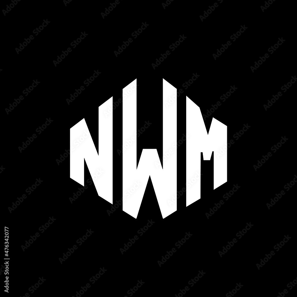 NWM letter logo design with polygon shape. NWM polygon and cube shape logo design. NWM hexagon vector logo template white and black colors. NWM monogram, business and real estate logo. NWM letter logo design with polygon shape. NWM polygon and cube shape logo design. NWM hexagon vector logo template white and black colors. NWM monogram, business and real estate logo.