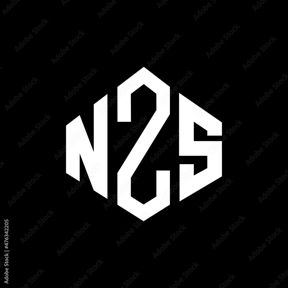 NZS letter logo design with polygon shape. NZS polygon and cube shape logo design. NZS hexagon vector logo template white and black colors. NZS monogram, business and real estate logo. NZS letter logo design with polygon shape. NZS polygon and cube shape logo design. NZS hexagon vector logo template white and black colors. NZS monogram, business and real estate logo.
