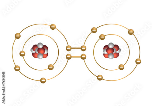 vector. A covalent bond also called molecular bond, is chemical bond that involves sharing of electron pairs between atoms. These electron pairs are known as shared pairs or bonding pairs. Gold. Silve