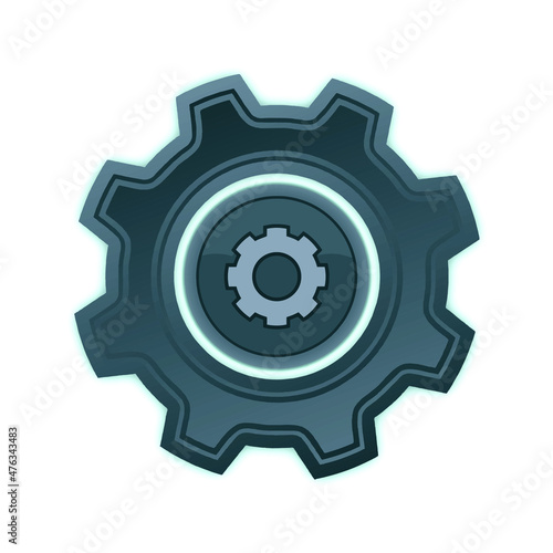 Gear Wheel Vector Illustration