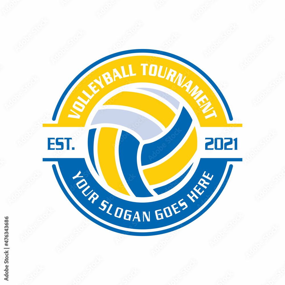 volleyball logo , sport logo vector
