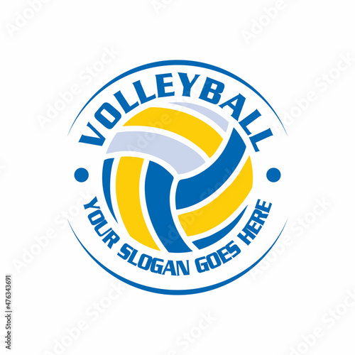 volleyball logo , sport logo vector