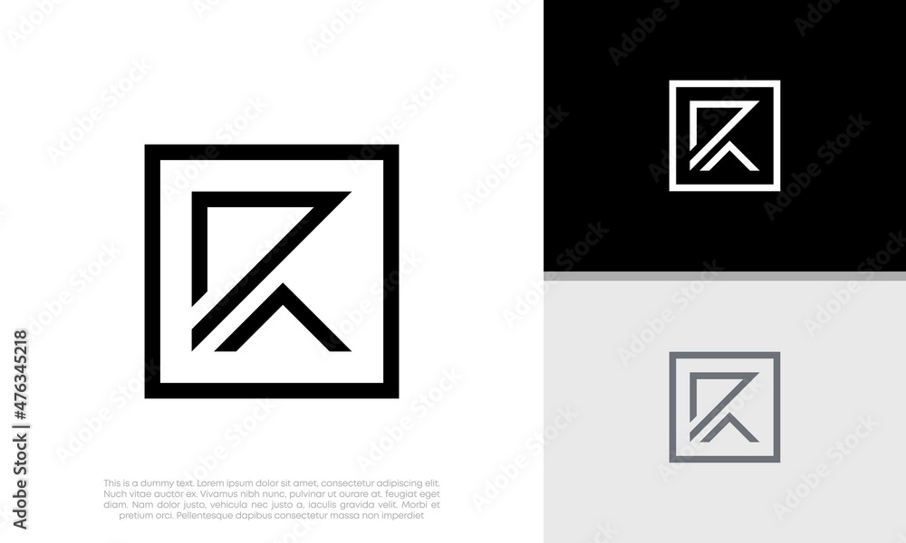 Initials R logo design. Initial Letter Logo.
Initials R logo design. Initial Letter Logo.