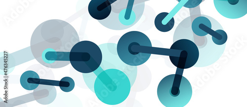 Network concept abstract background. Dots connection. Big data idea. Business template for wallpaper, banner, background or landing