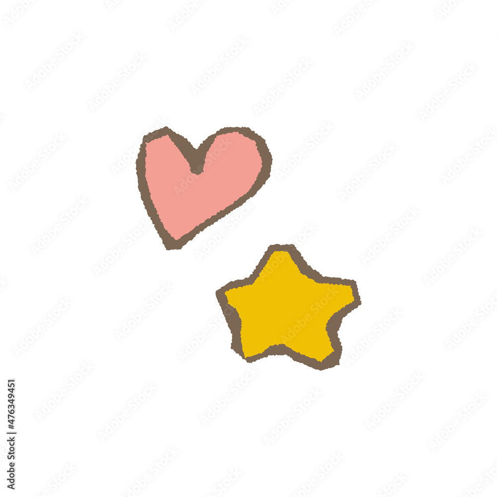 Fototapeta premium アイコン 手描き