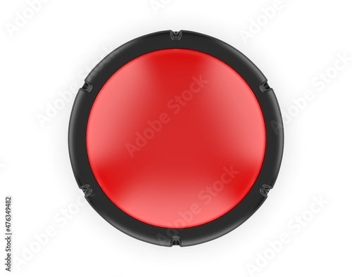 Blank Applause and Cheers Noise Button Buzzer for Office Soccer Party And Gag Gift. 3d render illustration. photo