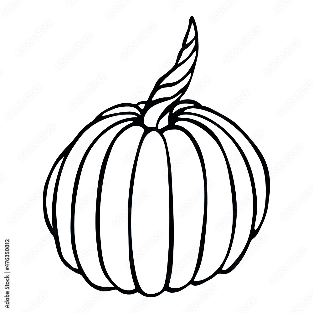 Vector hand drawn illustration of pumpkin. Isolated object on white background. Vegetable harvest clip art. Farm market product. Elements for autumn design, decoration. Vector hand drawn illustration of pumpkin. Isolated object on white background. Vegetable harvest clip art. Farm market product. Elements for autumn design, decoration.