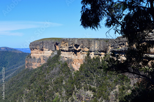 A section of Kanangra Walls in New South Wales, Australia photo