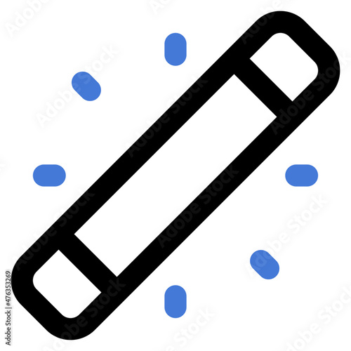 fluorescent light icon illustration