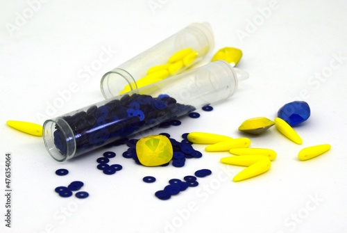 Materials for hand-made sequins and beads