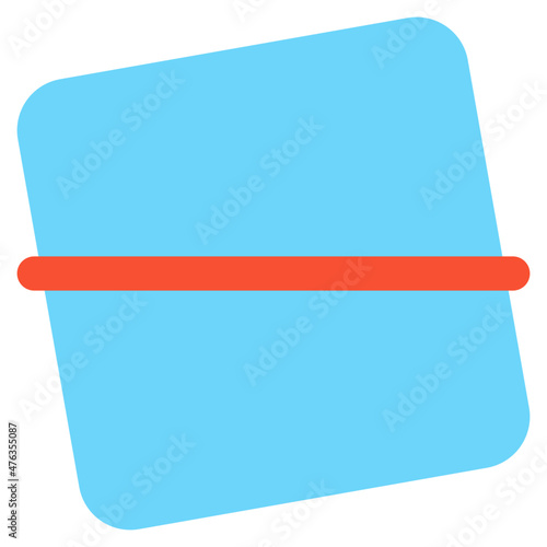 straighten icon illustration