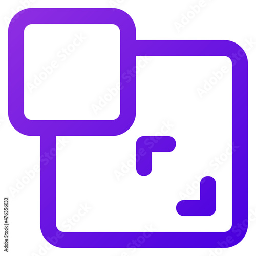 resize icon illustration