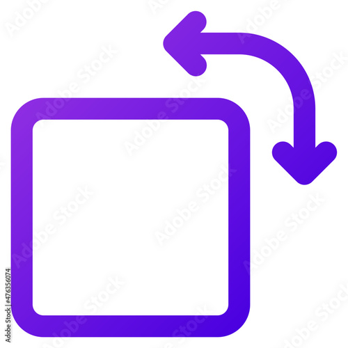 rotate icon illustration