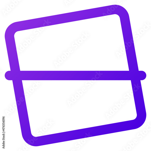 straighten icon illustration